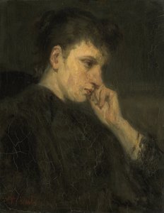 "Melankolia" (alkuperäinen nimi) tekijältä Jozef Israëls