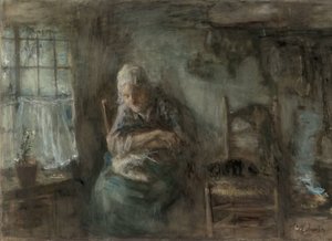 Vanha kalastaja tekijältä Jozef Israëls