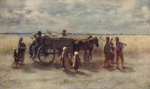 Perunasato, 1844, c1915 tekijältä Jozef Israëls