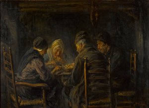 Perunan syöjät tekijältä Jozef Israëls