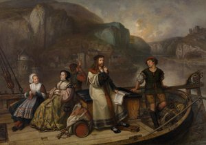 Albrecht Dürer Purjehtimassa Reiniä pitkin tekijältä Jozef Lies