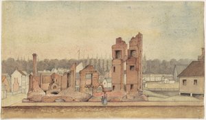 Ruins of a Tavern, Petersburg, Virginia tekijältä Jr. William Skinner Simpson
