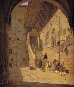 Palazzo del Bargellon sisäpiha. Firenze