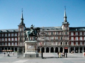 Näkymä Plaza Mayorille, n. 1619 (kuva) tekijältä Juan Gomez de Mora