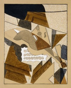 Viulu, n. 1915-1916 tekijältä Juan Gris