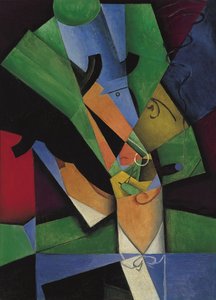 Smoker Frank Haviland, 1913 tekijältä Juan Gris