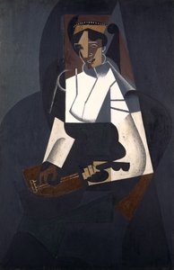 Nainen mandoliinin kanssa, Corot