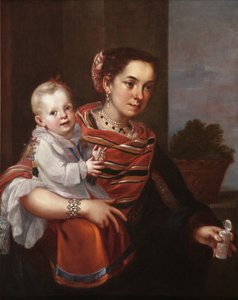 Casta-maalaus (Espanjalainen ja Morisca, Albino) tekijältä Juan Patricio Morlete Ruiz