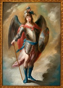 Arkkienkeli Pyhä Mikael - Juan de Espinalin (1714-1783) maalaus, öljy kankaalle, n. 1780 - Sevillan taidemuseo, Espanja tekijältä Juan de Espinal