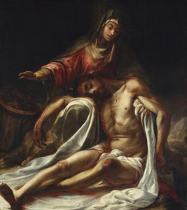 Pietà, n. 1657-60. tekijältä Juan de Valdes Leal