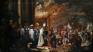 Ristin korotus (öljy kankaalle) tekijältä Juan de Valdes Leal