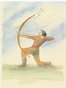 Keskiaikainen jousiampuja, 2004. tekijältä Judith Dobie
