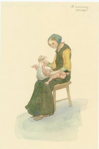 Keskiaikainen ovela nainen, joka tunnetaan myös nimellä viisas nainen, 2004.