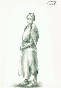 Anglosaksinen nainen, 5.–10. vuosisata, 1990–2010 tekijältä Judith Dobie
