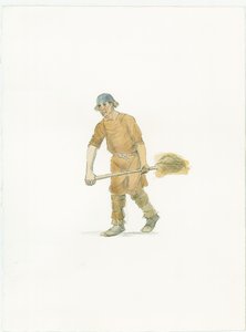 Saksilainen maanviljelijä, c1066 2015. tekijältä Judith Dobie