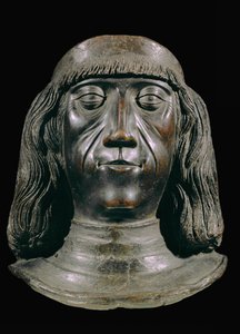 Keisari Maximilian I:n pronssinen rintakuva ... (pronssi) tekijältä Jörg Muskat
