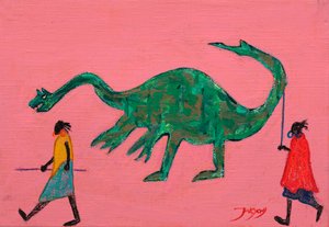 Alkuperäisten dinosaurusten kävelyretki tekijältä Jukyong Park