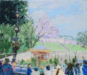 Sacre-Cœur, Montmartre, karuselli tekijältä Jukyong Park