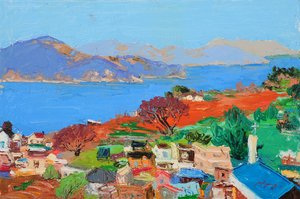 Eläväinen rannikkokylä tekijältä Jukyong Park