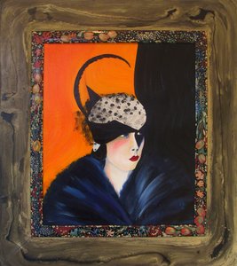Belle Epoque I -Lady ja höyhenlippalakki-