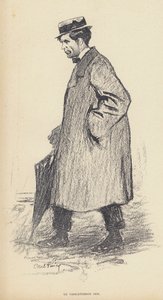 Sem (Georges Goursat) (1863-1934), ranskalainen karikaturisti (litho)