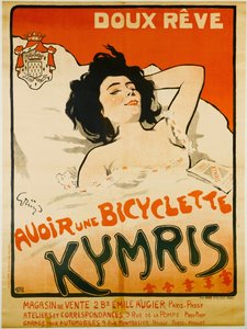 Kauniita unia. Onko sinulla Kymris-pyörä, c. 1898.