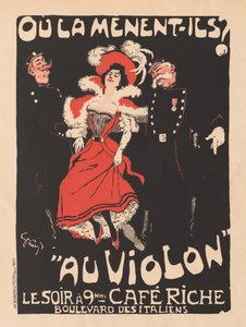 Julisteen mestarit: Pl. 103 Café Reche, 1897.