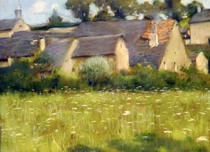 Plein-Air Maisema (pastelli paperille)
