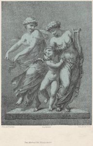 Apollo ja muusat tekijältä Jules Boilly after Pierre Paul Prud