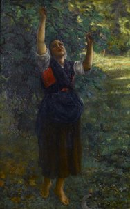 Ranska: Cueilleuse de figues tekijältä Jules Breton