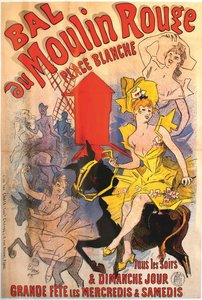 Moulin Rouge Ball, 1889. tekijältä Jules Cheret