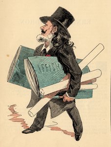 Les Hommes Todayn kansi, numero 299 - Maindron Ernest (1838-1907) (kaiverrus) tekijältä Jules Cheret
