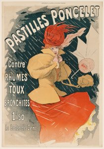 Poncelet-pastillit (Pastilles Poncelet) tekijältä Jules Cheret