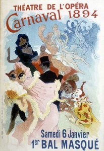 Cherretin juliste vuoden 1894 karnevaalille Theater de l