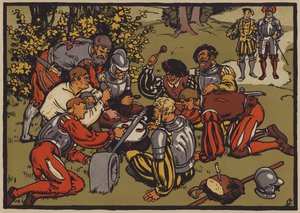 Uskonpuhdistuksen kriisi Sveitsissä (värilitho)