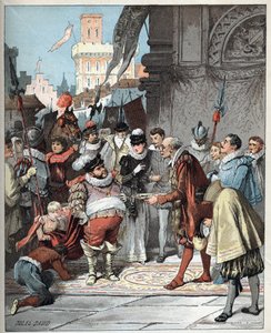- Kuvitus Jules Davidista (1808-1892) Don Quijoten historiasta (Don Quijote) - 1887 - Miguel de Cervantes Saavedra (1547-1616) -