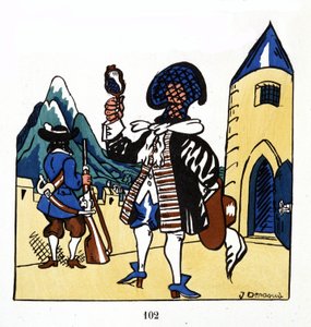 Mies rautanaamiossa - ""Ranskan historiassa"" ill. Jules Depaquit, toim. Jonquieres, Pariisi