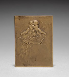 Medaljonin kääntöpuoli. tekijältä Jules Dupré