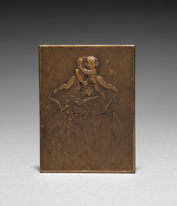 Medaljonin kääntöpuoli. tekijältä Jules Dupré