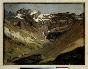 Gavarnien sirkus Pyreneillä Jules Dupren maalauksessa