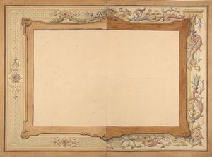 Suunnittelu kattoon, 1800-luvun toinen puoli. Tekijät: Jules-Edmond-Charles Lachaise, Eugène-Pierre Gourdet. tekijältä Jules Edmond Charles Lachaise and Eugène Pierre Gourdet