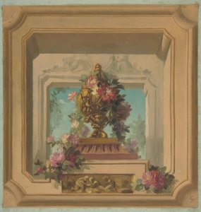 Trompe loeil -design kattoon