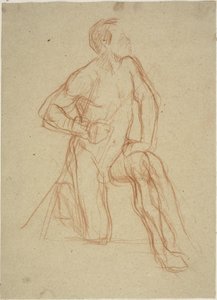 Mieshahmon polvistus tekijältä Jules Elie Delaunay