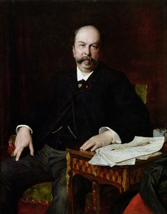 Henri Meilhacin (1831-97) muotokuva tekijältä Jules Elie Delaunay