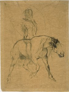 Hevosen ja ratsastajan tutkimus tekijältä Jules Elie Delaunay