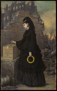Avustus Chicagon kärsiville, 1872