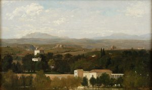Näkymä Rooman lähellä, 1864
