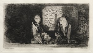 Norsunluu ja Seladon, 1872. tekijältä Jules Ferdinand Jacquemart