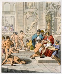 Seremonia inkojen pääkaupungissa Cuzcossa Perussa, 1820-1839 tekijältä Jules Ferrario