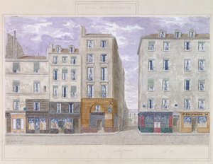 No.28 - No.34 Rue du Four, Pariisi, Ranska, 1893 (wc paperilla)